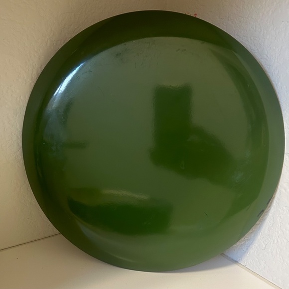 Vintage 1960s Japan MCM Round 13" Tray / Platter Hand Painted Flower Power - Picture 5 of 7